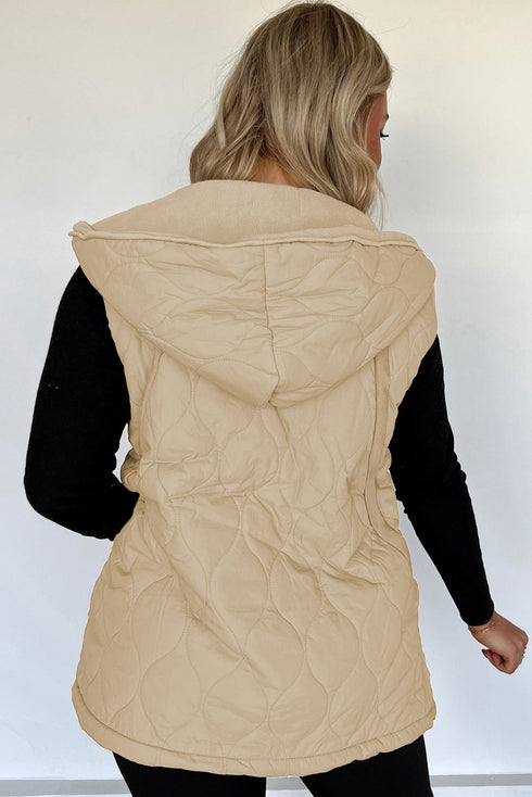 Padded Quilted Fleece Lined Casual Vests
